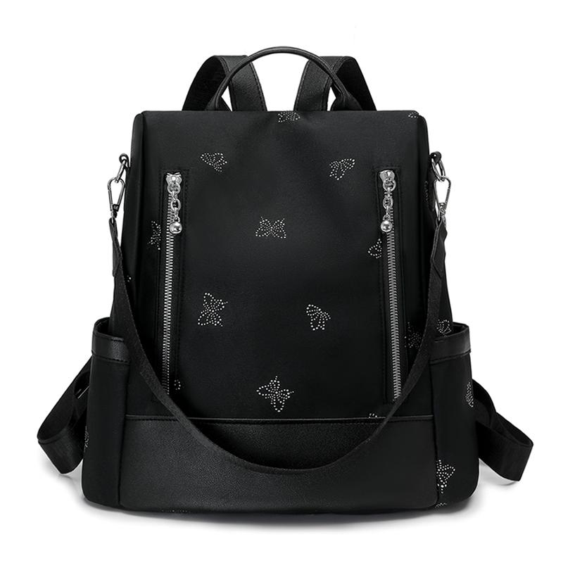 Large Capacity Nyl Backpack High Quality Women's Fashi Travel Laptop Bag Casual Daypack Vintage Shoulder Bag College School