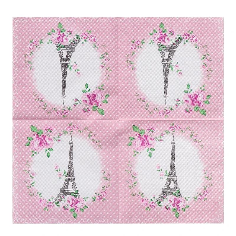 20 Stück/Packung 33 x 33 cm, 2-lagige Einweg-Partyservietten, Landschaftsmuster