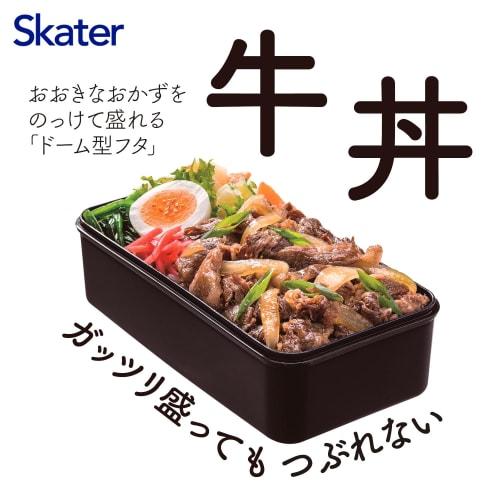 Skater Side Dishes Bento Box 870ml Structure Wood Grain Brown SLLB9M-A