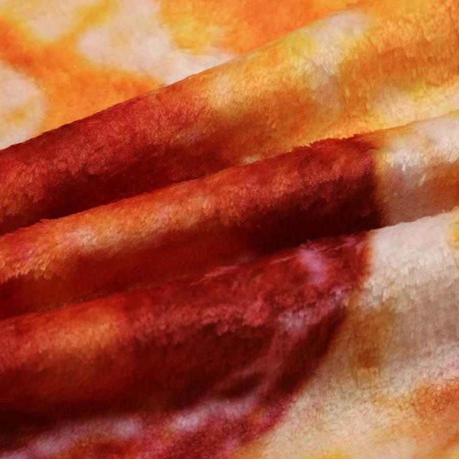 WOSTAR Warm Coral Fleece Tortilla Pizza Blanket Mexican Round Lavash Wool Sofa Plaid Winter Fluffy Plush Large Throw Blankets
