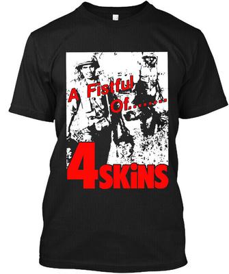 The 4-Skins A Fistful Of 4-Skins Englische Musik T-Shirt Tops Tee S-4XL