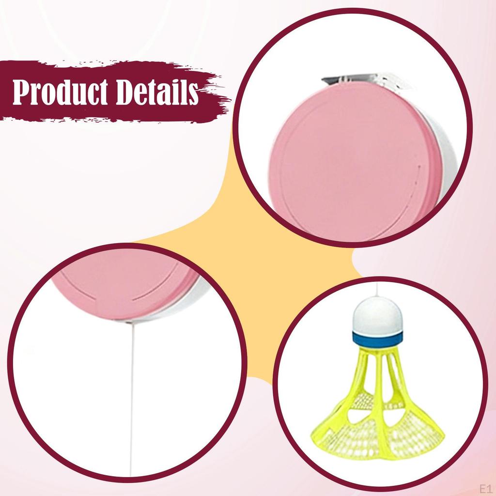 Badmintonový tréninkový pomůcka pro samostatné cvičení Nastavitelné dálkové ovládání Studium pro kancelář, domov,