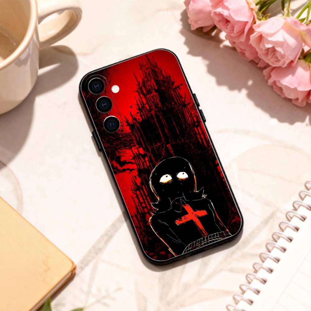 horror A-Abaddon H-HauntedS H-Hotel   phone Case For Samsung Galaxy A73,A72,A71,A70,A53,A52,A51,Others Soft Black Shell