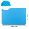 Tapis de soudure - BANTI - Silicone - Antistatique - Résistant à 500°C - 300x200mm
