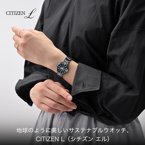 Citizen 100. Jubiläum Limited Edition Wasserdichte Eco-Drive Uhr, CITIZEN L EM1067-88E, Damen, Schwarz
