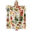 2026 Christmas flannel blanket is universal for all seasons