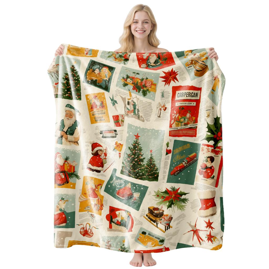 2026 Christmas flannel blanket is universal for all seasons