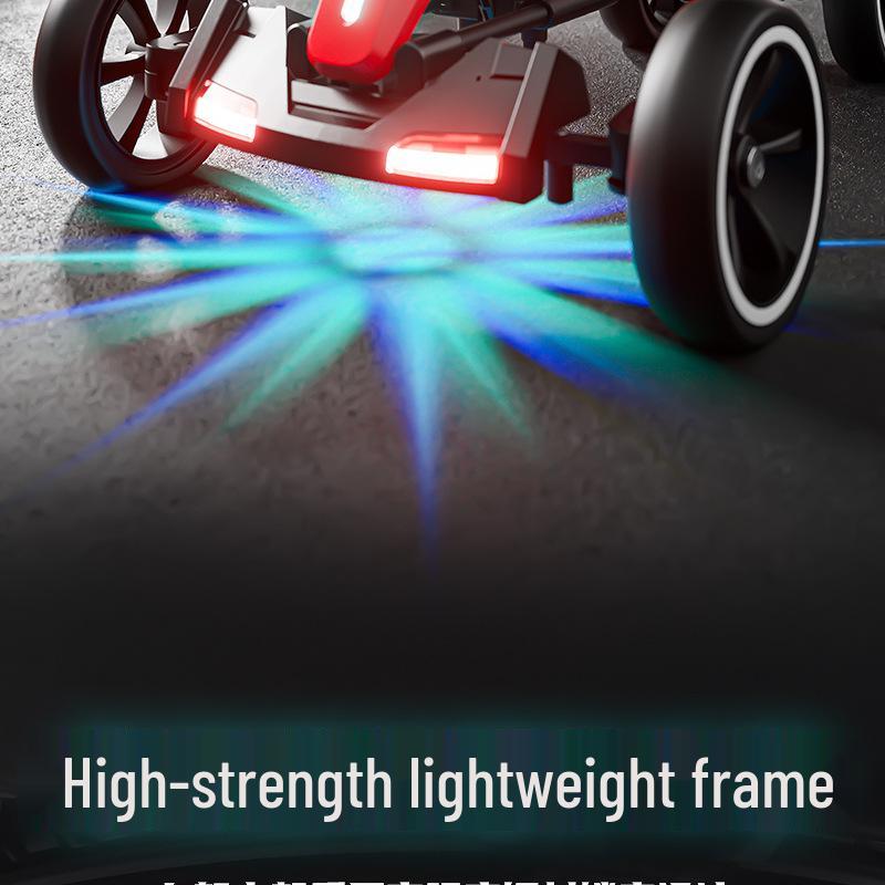 Foldable Children's Electric Go-Kart - Remote Control Car for Boys & Girls