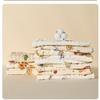 Gentle & Breathable Cotton Towel Handkerchief Wipes Baby Washcloth 6 Layers Baby Bibs Versatile Square Wipes for Bathing