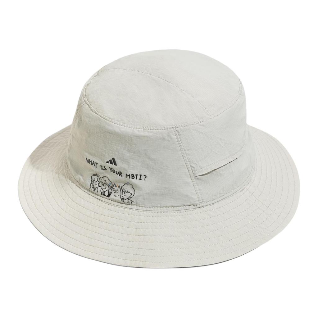 Adidas Polyamide Bucket Hats Unisex White Adidas JP0422