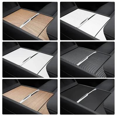 For Tesla Model 3 Highland 2024 Y Juniper 2025 Center Console Cover Protector Sticker Central Control Panel Film Car Accessories