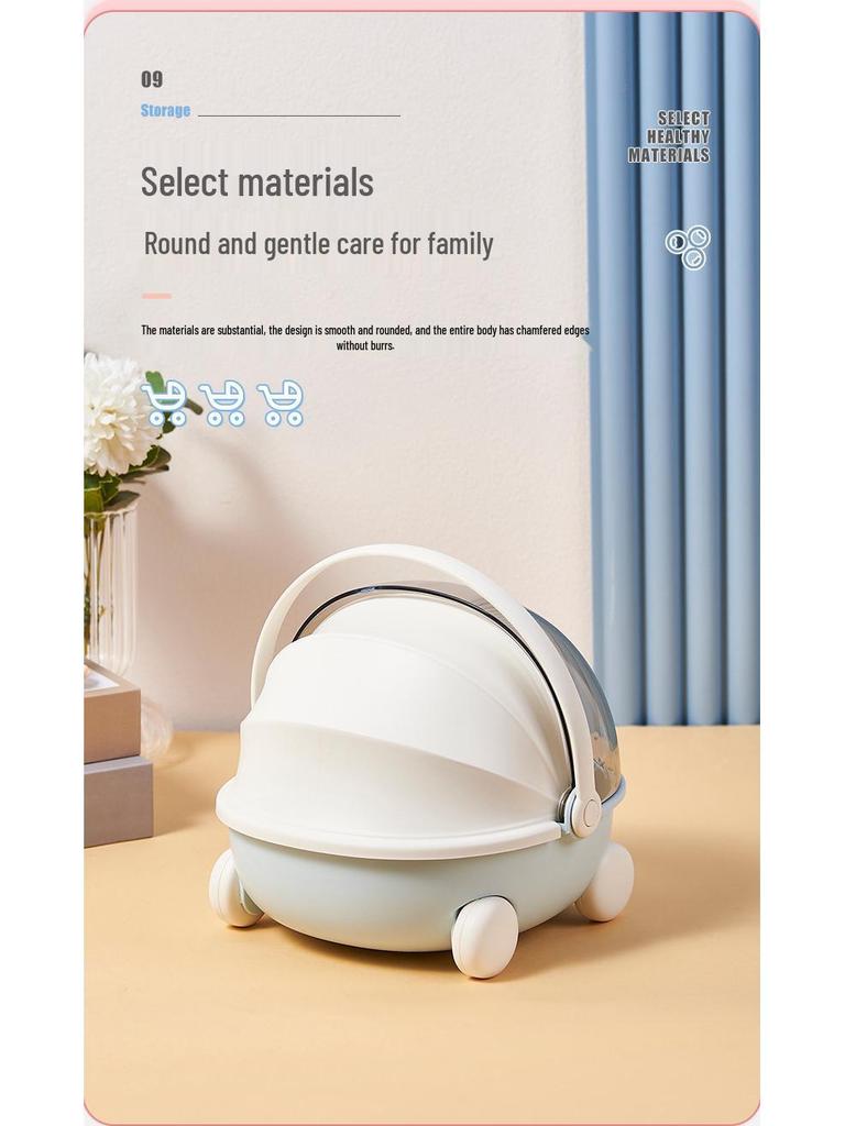 Creative Flip-Top Cartoon Storage Box for Children's Toys and Miscellaneous Items