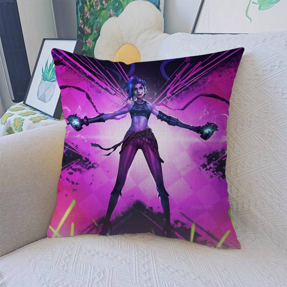 A-Arcane L-League Of L-Legends Pillow Cover Design Cushion Cover Decor Holiday Decorati