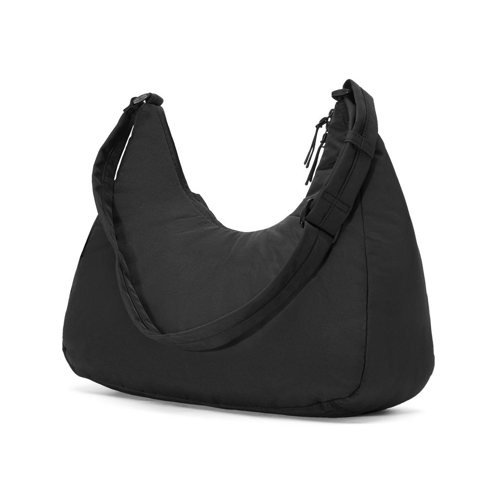 New Skechers Waterproof Fabric Crossbody Bag, Shoulder Bag Regular Women's Carbon Black P325U023-0018