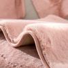 Rushed Modern European High-grade Luxury Thicken Plush Sofa Cover Solid Color Good Hand Feeling Towel Mat Anti-slip Bay Window