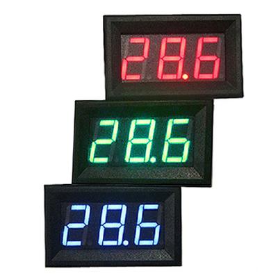 Tête de voltmètre numérique LED 0,56 pouce CC 0 V-30,0 V à 3 fils avec protection contre l'inversion de polarité