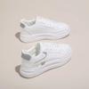 Women's Casual Sports Shoes for Women Lightweight PU Leather Sneakers Platform Womens WhiteTennis Shoes