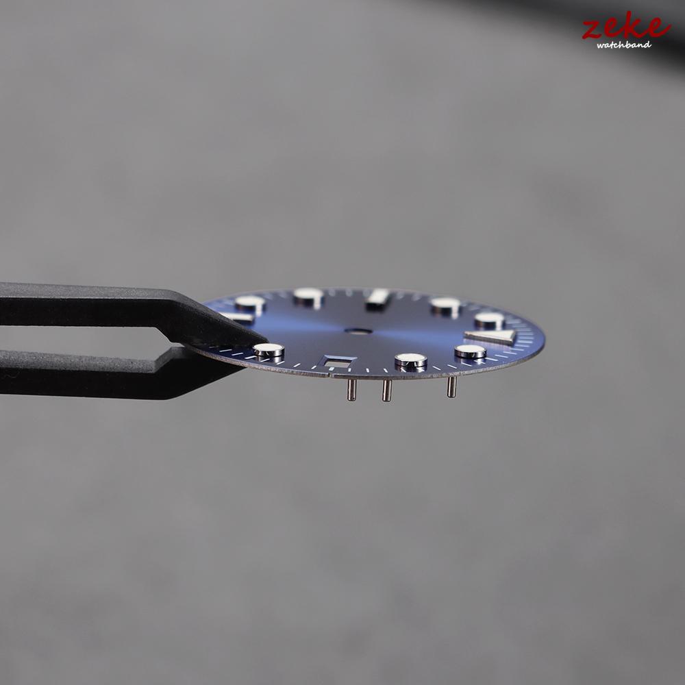 NH35 4R36 28,5 mm Grün Leuchtendes S Zifferblatt SUB Mariner Zifferblatt Geeignet für NH35 NH36 Uhrwerk Uhrenzubehör Zifferblattwerkzeuge