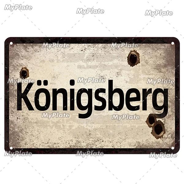[MaPalte] Vintage German Achtung Sign Metal Sign Tin Sign Decoration Plaque Home Wall Door Decor Bar Sign Home Plate Poster