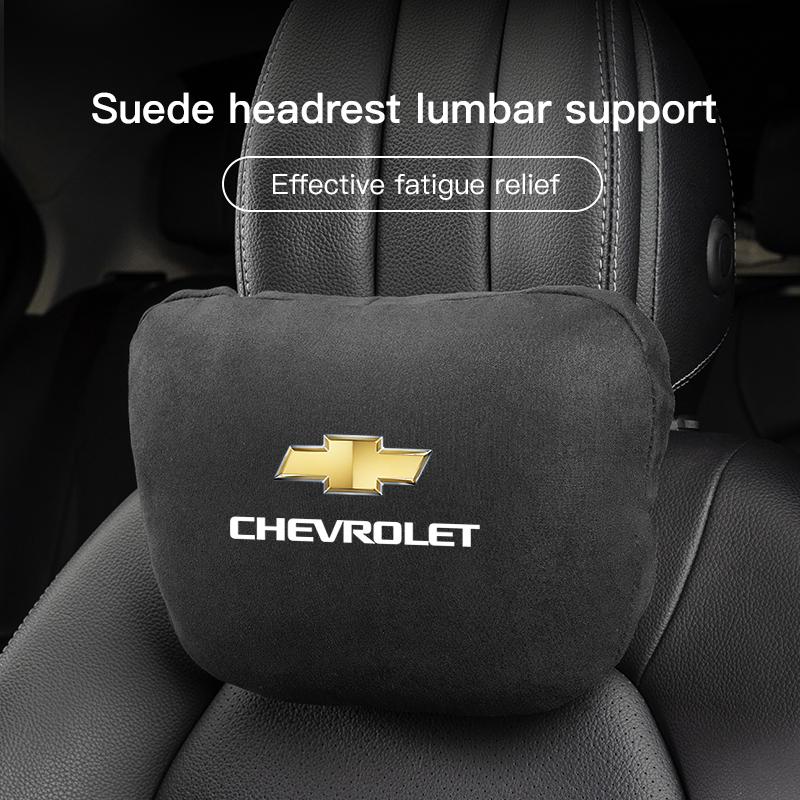 High Quality Car Seat Soft Headrest Neck Pillow Lumbar Support For Chevrolet Corvette Montana TrailBlazer Silverado Traverse