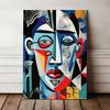 Obraz na płótnie portret kubizm twarz picasso