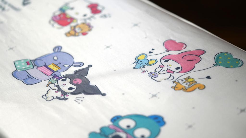 KORG Electronic Piano Cover Sanrio Collaboration Model Keyboard Cover 88 Keyboard Dust Cover with Pouch Stretchable DC-P2-SMX