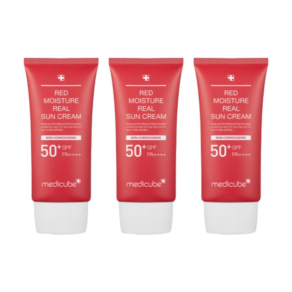 Medicube Red Moisture Real Sun Cream 50ml (3 Options)