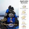 Inter Milan Personalized Name Blanket Throw Customizable Blanket Warmthful Decor Throw For Chair Couch Nap Picnics All-Season Use