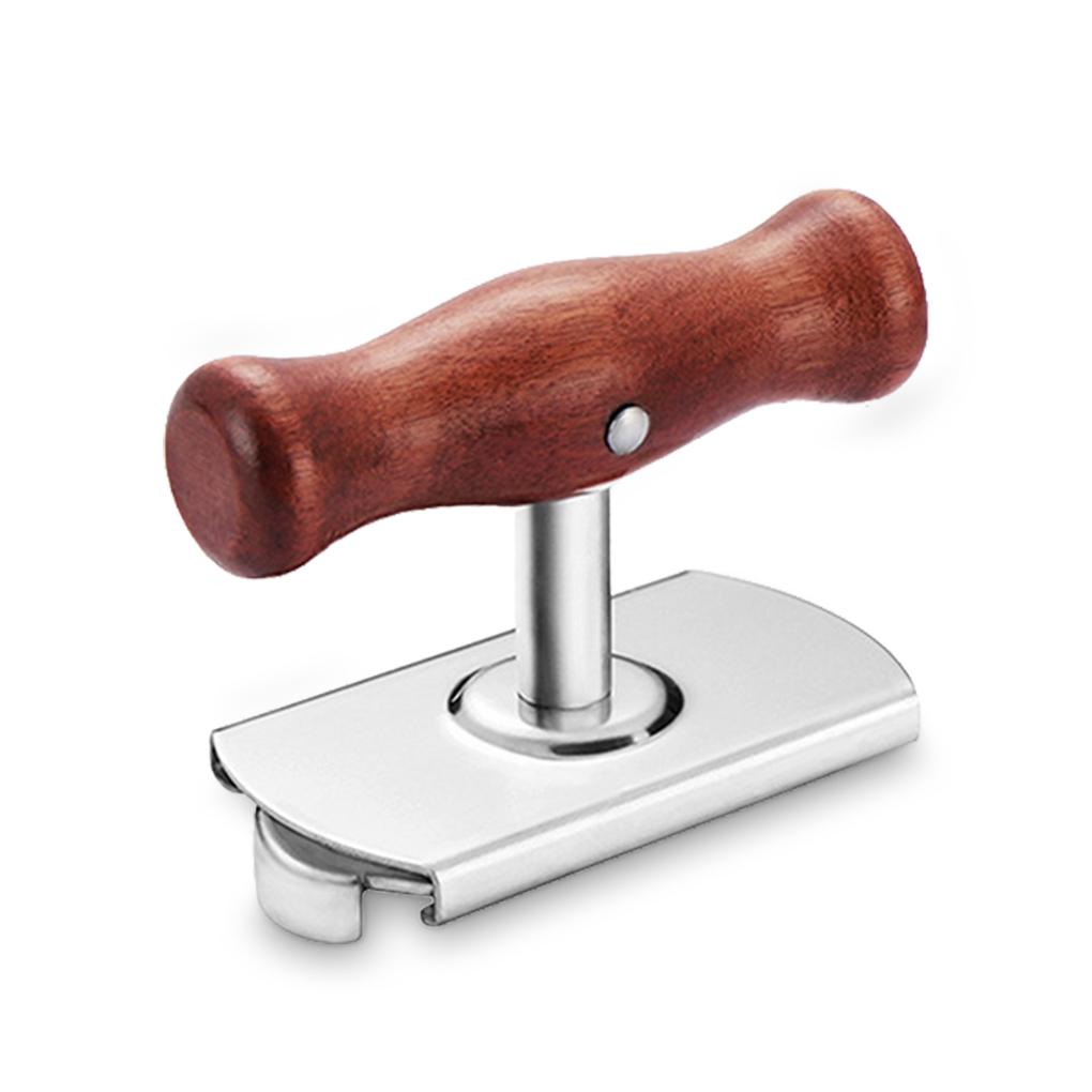 

Jar Opener Adjustable Wine Beverage Spice Glass Bottle Cap Remover with Wood Handle Portable Rustproof Can Lids Off Gadgets
