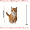 5pcs 2D Flat Christmas Cat Ornaments  Cute Cat Acrylic Ornaments   Christmas Gifts  Christmas Home Decorations
