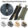 Copper Tooth Zippers Universal Instant Fix Zipper Pull Head Repair Kit Replacement Zip Slider Teeth
