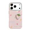 Fresh Strawberry Fabric Apple 17 Mobile Phone Case Iphone16pro Three-dimensional Ins Wind 14 Soft 13 Suitable for 15 Niche