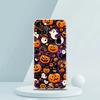 Soft TPU Transparent Phone Case Cover for iPhone 16 15 14 13 12 11 Pro Max XR 8 7 Plus Shockproof Shell Halloween Style Pattern