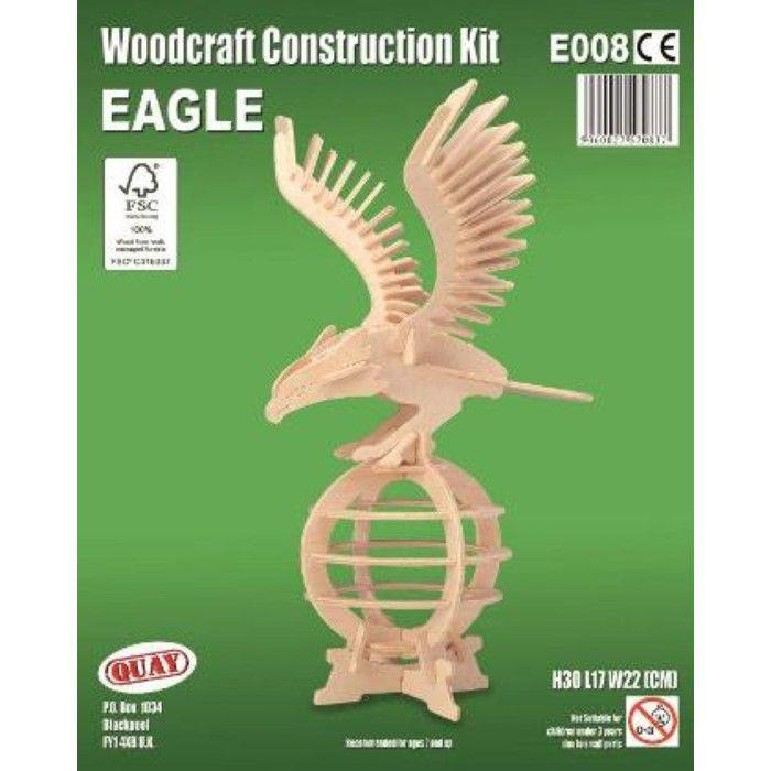 Maquette en bois Aigle