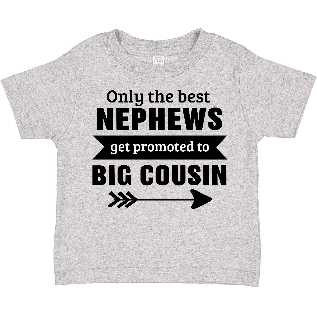 Inktastic Only The Best Nephews Get Promoted To Big Cousin Toddler T-Shirt Arrow 130