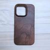 Hülle aus Holz für iPhone 14 Pro Max - Schutzhülle aus Massivholz, Hartschalen-Apple-Hülle