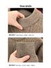 Men's Thick Warm Knitted Sweater, Half-High Collar, Winter Casual Mid-Age Dad Base Layer