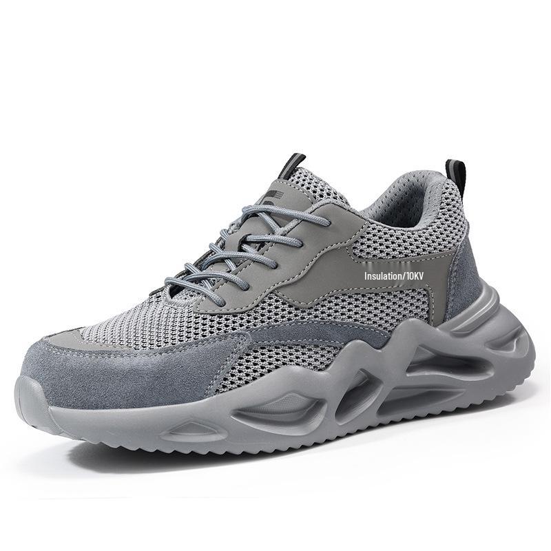 Spring Insulation 10KV Electrician Shoes: Anti-Smash, Anti-Puncture, Lightweight, Breathable, Plastic Toe Cap, Insulated for Men & Women