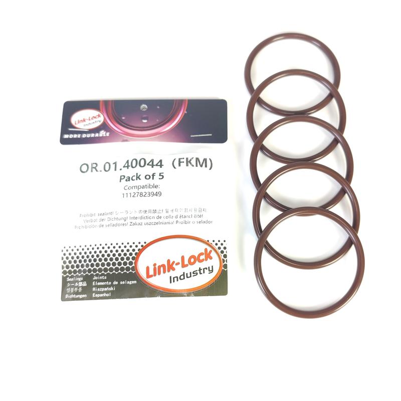 5PCS FKM Viton OR.01.40044 Engine Oil Filling Port Connector O-Ring Gasket 11127823949 for BMW N57