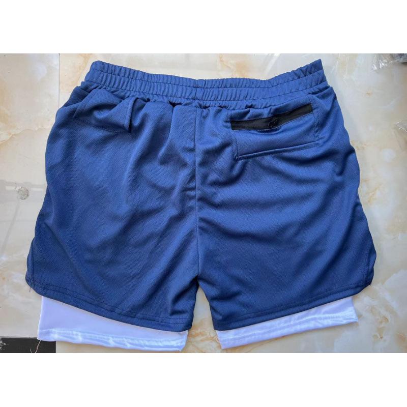 Summer Men's Casual Running Shorts - Multi-Pocket, Double Layer, Plus Size Fitness