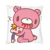 Cartoon Gloomy Bear Square Throw Pillow Cover Decoration D Two Side Printing Cushion Cover for Living Room