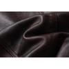 Chinese Size Casual Leather Jacket Men Real Cow Leather Retro Vintage Leather Jackets Mens Jackets