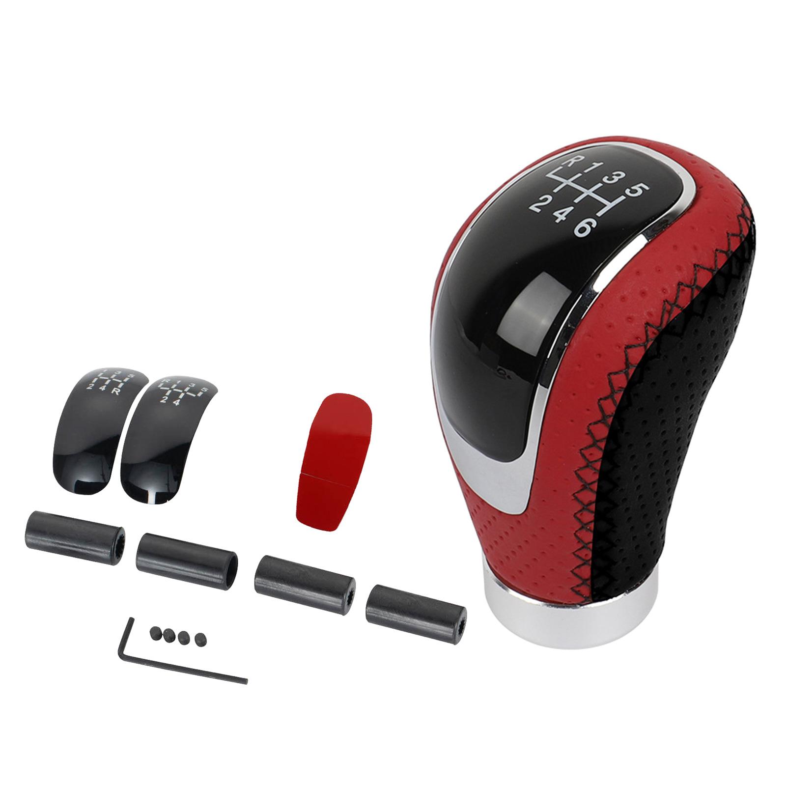 

Кожаный рычаг переключения передач, ручка переключения передач, ручка переключения передач, гандбольная ручка, аксессуары, совместимые с 5/6-ступенчатой трансмиссией 1