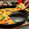 New Black Baking Tray Even Heating Carbon Steel Pizza Baking Pan Non-stick Cookies Baking Tray