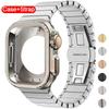 Case+Strap for Apple Watch Band 10 42 46mm Ultra 2 49mm 9 8 7 6 SE 5 Steel Metal Protective Shell Upgrade for Iwatch 45mm 44mm