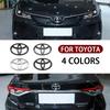 3D Car logo series Front Head Grill Hood Bonnet Emblem Rear Tail Bumper Trunk Badge For Toyota RAV4 Yaris  Corolla Camry Hilux