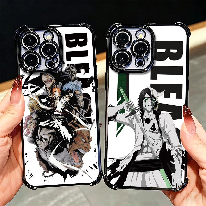 Anime Bleach Desgin Plating Phone Case For Xiaomi Poco X5 X6 X7 X8 Pro Max F8 Ultra F7 M8 M7 M5S Redmi 15C 15 14C 13C 13 X3 12C