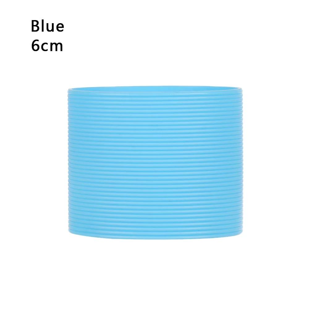 1Pc Silicone Cup Sleeve Heat Insulation Bottle Sleeves Non-slip Mug Sleeve Glass Bottle Cover For Mugs Ceramic Coffee Cups Wrap