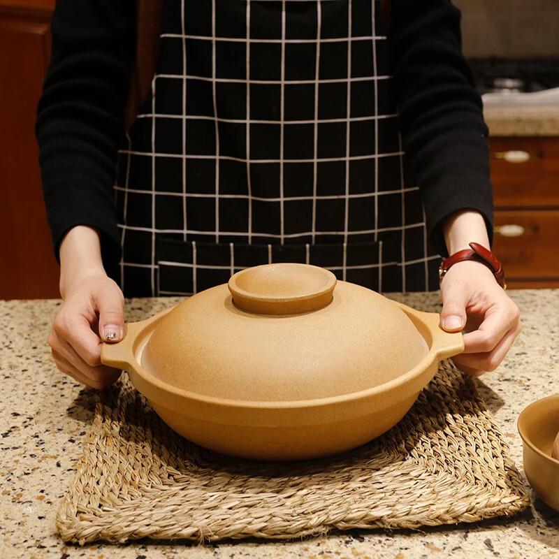 Commercial Gas Stove Shallow Clay Pot