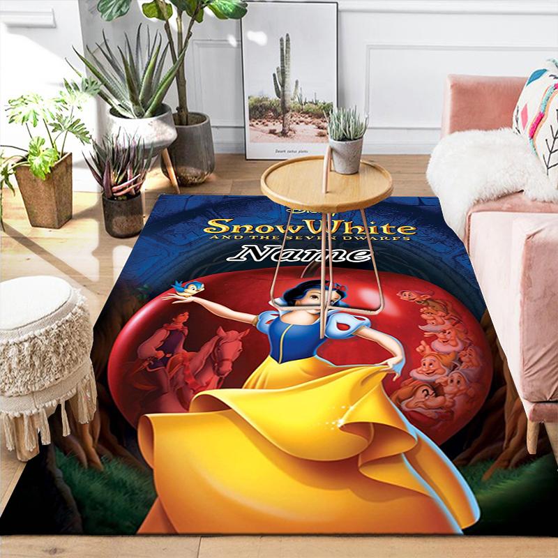 Custom 1Pc Snow White Seven Dwarfs Rug Office Carpet Indoor Outdoor Entrance Doormat Nonslip Soft And Comfortable Living Room D916248